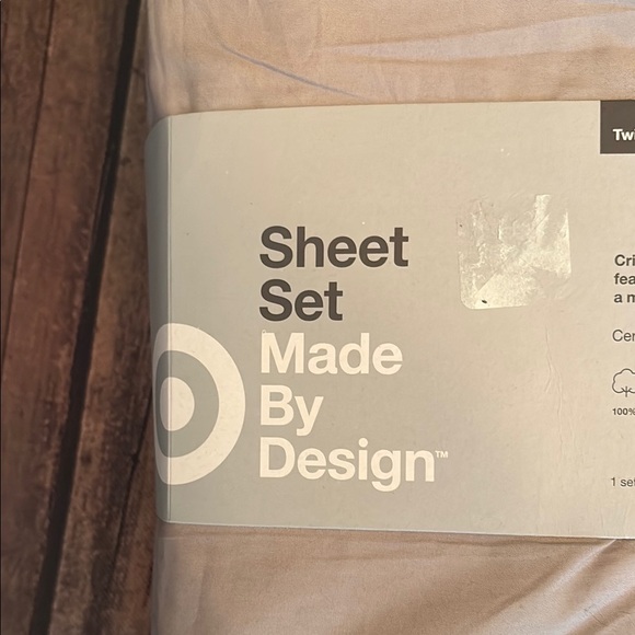 Made By Design Target Light Gray Twin//Twin XL Sheet Set - Picture 2 of 6